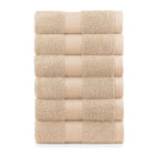 Terry Cotton Thick Hand Towels - 660 GSM Set of 6 - view 7