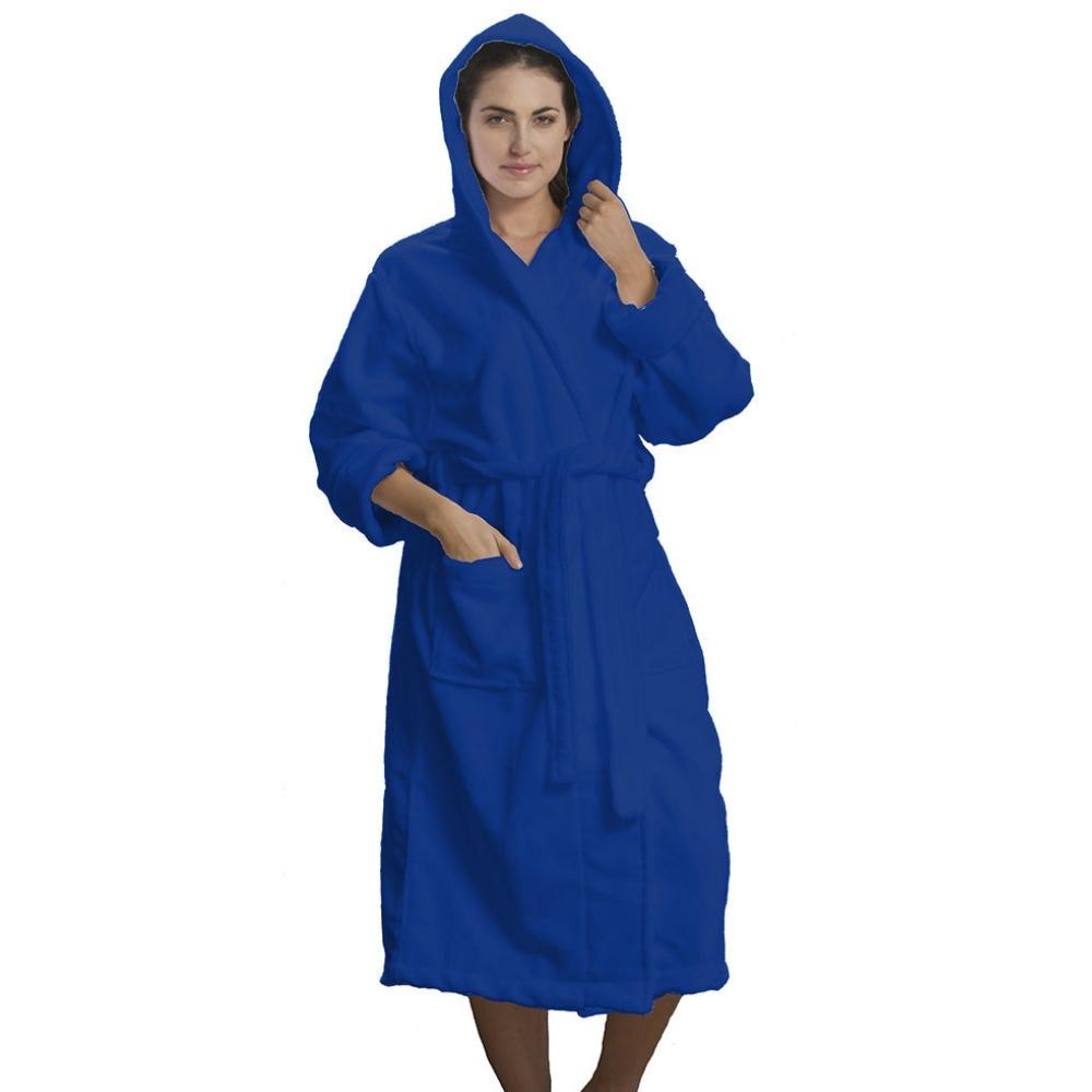 Microfiber Hooded Adult Bathrobes - view 7