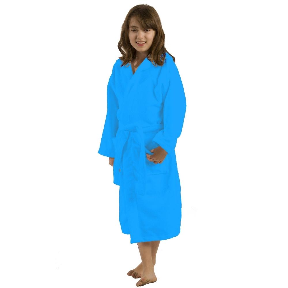 Microfiber Hooded Kids Bathrobes - view 7