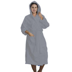 Microfiber Hooded Adult Bathrobes - view 8