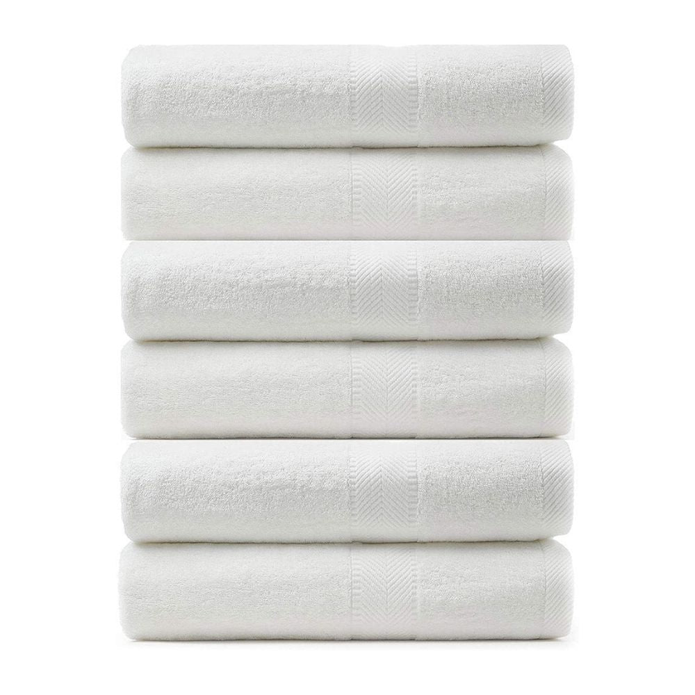 Terry Cotton Thick Hand Towels - 660 GSM Set of 6 - view 8