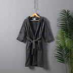 Microfiber Coral Fleece Hooded Unisex Kids Robes - view 15