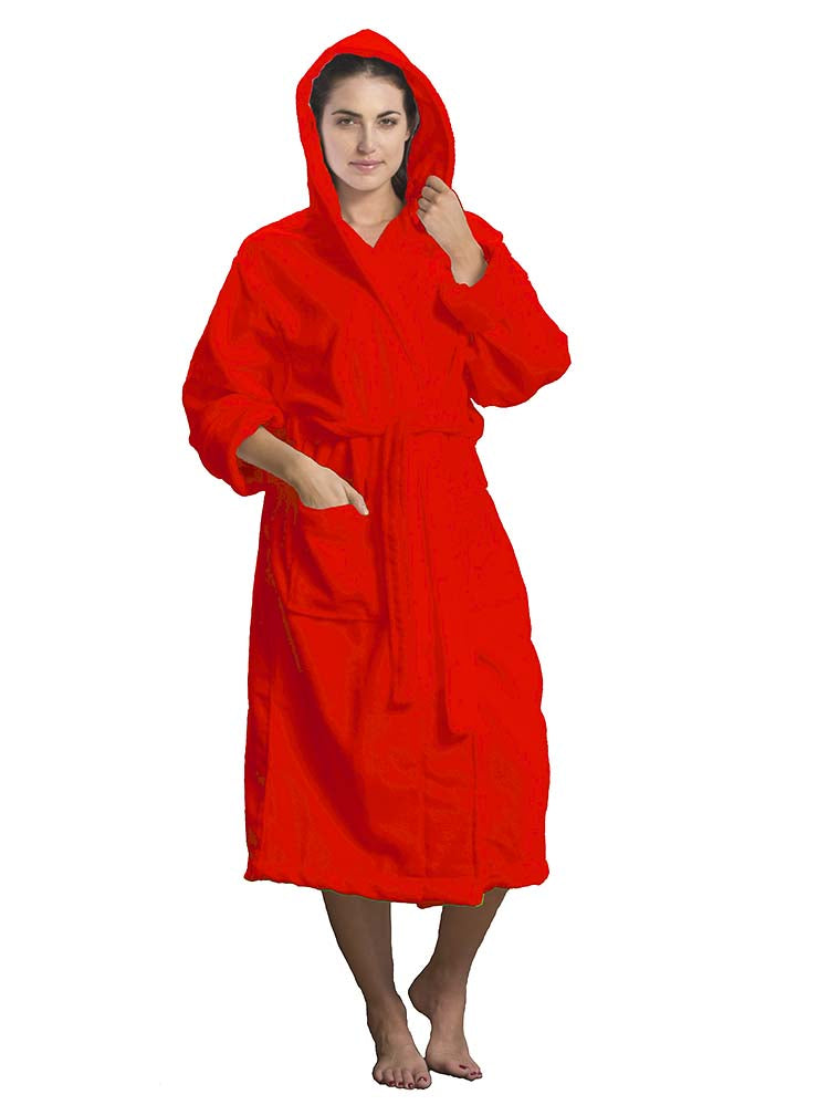 Microfiber Hooded Adult Bathrobes - view 10