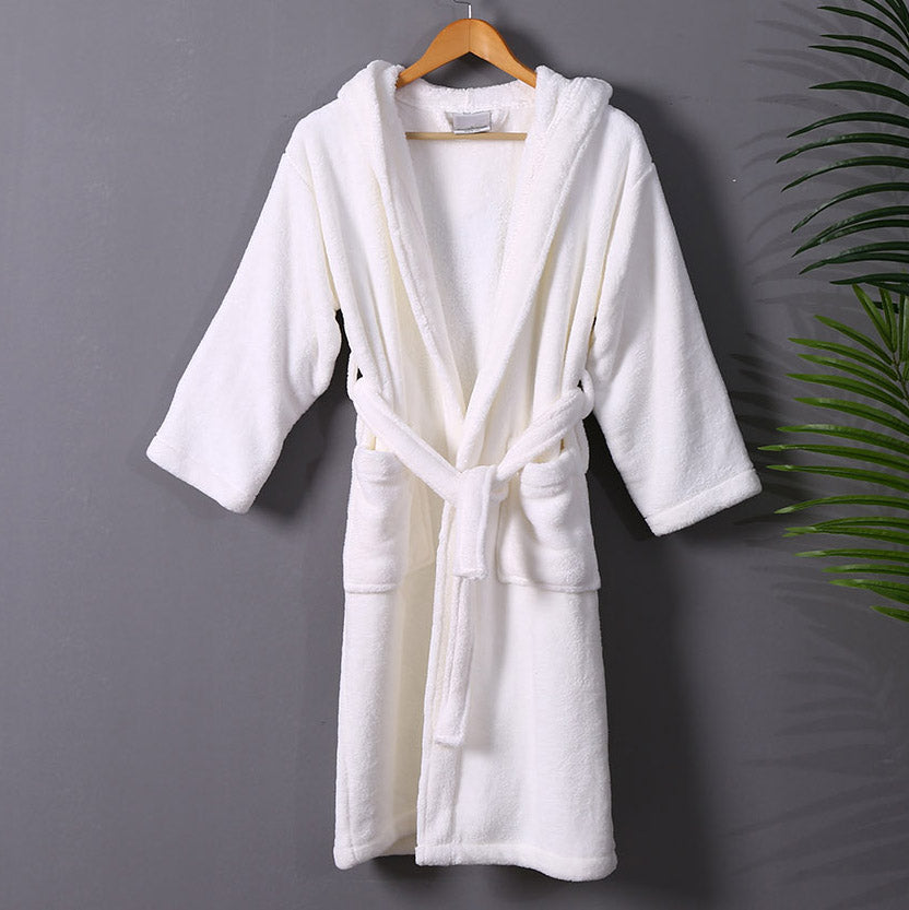 Microfiber Coral Fleece Hooded Unisex Kids Robes Main image