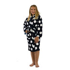 Cotton Hooded Girls Polka Dot Bathrobes - view 4