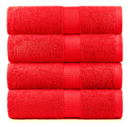 Terry Cotton Bath Towels - Set of 4 - view 6