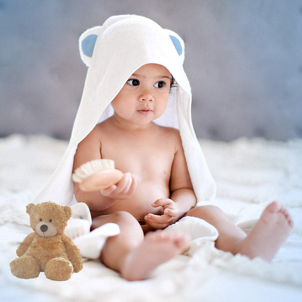 Rayon Bamboo Hooded Baby Towel with Ears Secondary image