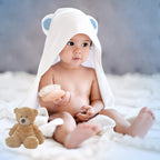 Hooded Bamboo Baby Towel with Ear - view 2