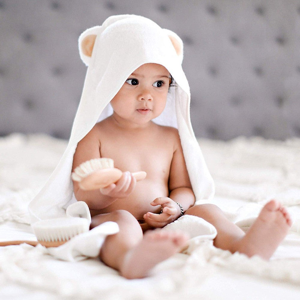 Hooded Bamboo Baby Towel with Ear
