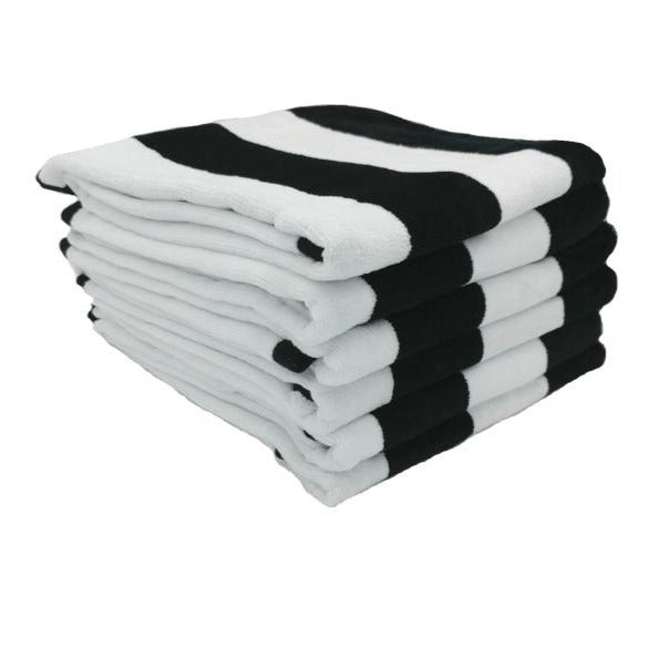terry cabana hand towel - cotton towels with stripes