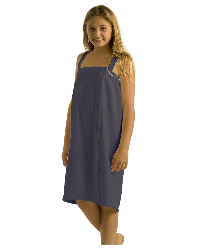 Waffle Square Weave Girls Spa Wrap - view 4