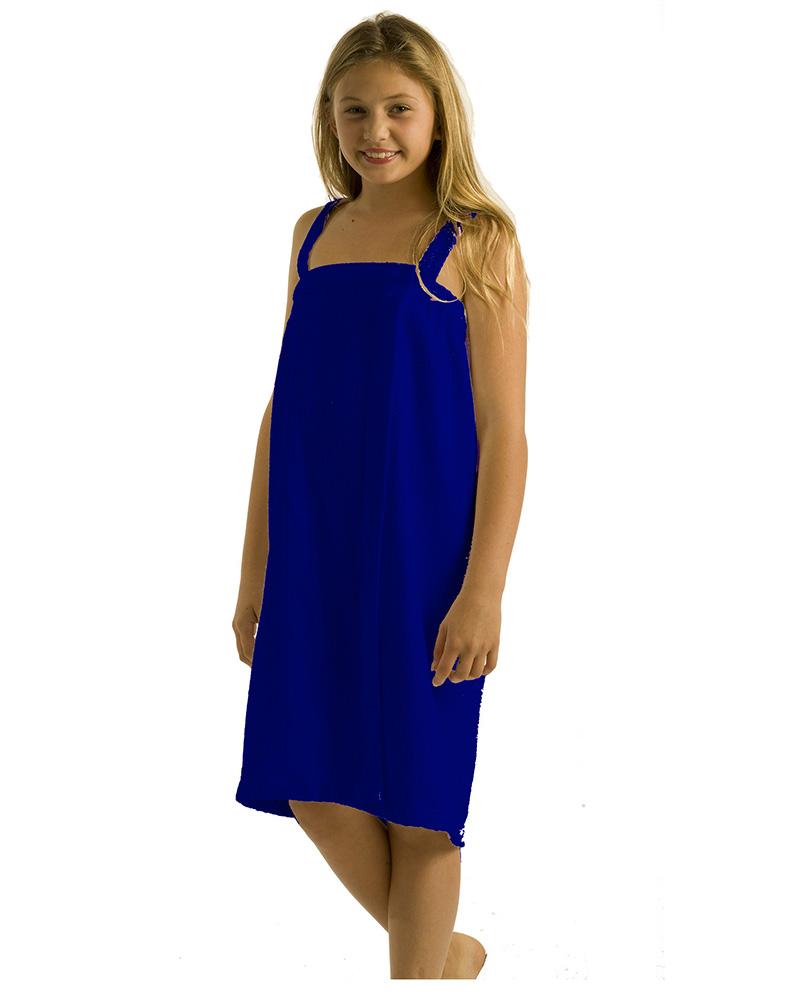220 GSM Waffle Weave Girls Spa Wrap - Snap Closure Secondary image