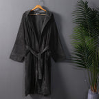 100% Cotton Terry Velour Hooded Kids Bathrobes - view 11