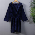100% Cotton Terry Velour Hooded Kids Bathrobes - view 9