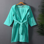 100% Cotton Terry Velour Hooded Kids Bathrobes - view 13